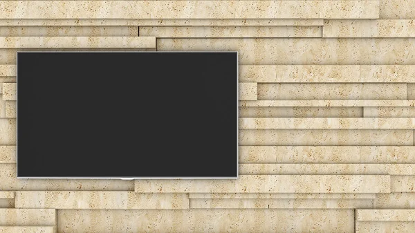 Studio. Haber odası. Beyaz duvar. TV stüdyosu. Beyaz stüdyo. 3B işleme