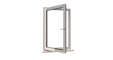 Pencere. İzole pencere. Alüminyum pencere. Beyaz pencere. PVC Rüzgar