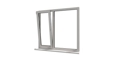 Pencere. İzole pencere. Alüminyum pencere. Beyaz pencere. PVC Rüzgar