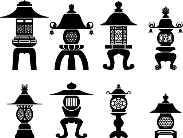 İç simgeler için Japon dekoratif feneri