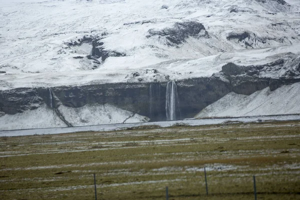 Nationaal Park Ijsland Een Prachtige Landschapsmening Ijsland Geothermisch Gebied Dramatische — Stockfoto