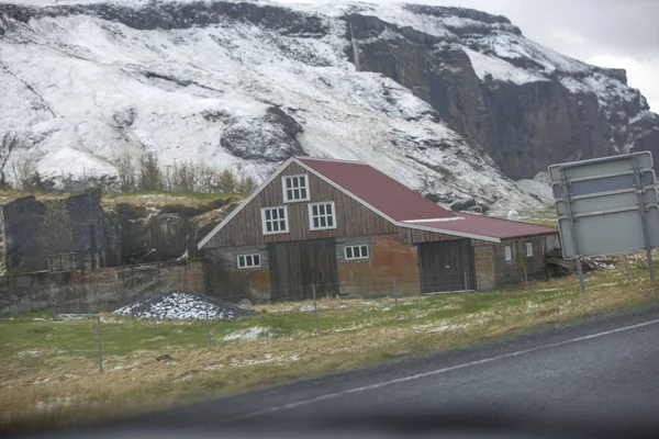Національний Парк Ісландії Прекрасний Ландшафтний Перегляд Ісландії Геотермальна Області Драматичні — стокове фото