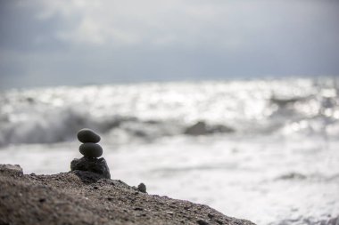 Milli Parkı İzlanda. Muhteşem manzara manzara İzlanda, jeotermal alan. Dramatik ve güzel sahne reykjavk Lake Myvatn, Krafla /Iceland - 02.05.2018 