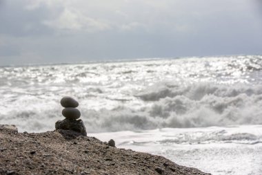 Milli Parkı İzlanda. Muhteşem manzara manzara İzlanda, jeotermal alan. Dramatik ve güzel sahne reykjavk Lake Myvatn, Krafla /Iceland - 02.05.2018 