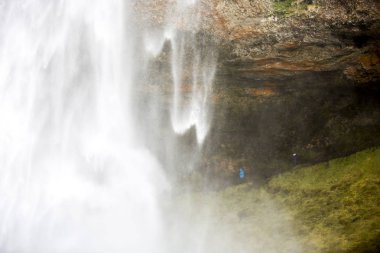 Milli Parkı İzlanda. Muhteşem manzara manzara İzlanda, jeotermal alan. Dramatik ve güzel sahne reykjavk Lake Myvatn, Krafla /Iceland - 02.05.2018