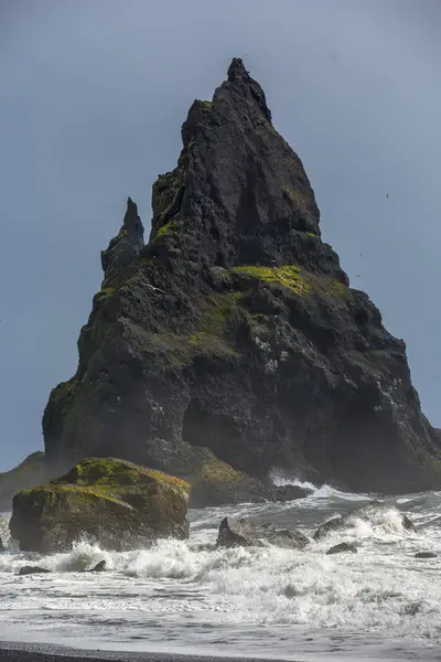 Nationaal Park Ijsland Een Prachtige Landschapsmening Ijsland Geothermisch Gebied Dramatische — Stockfoto