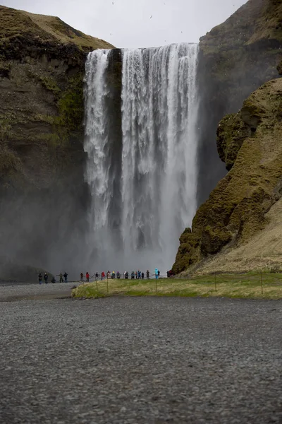 Nationaal Park Ijsland Een Prachtige Landschapsmening Ijsland Geothermisch Gebied Dramatische — Stockfoto