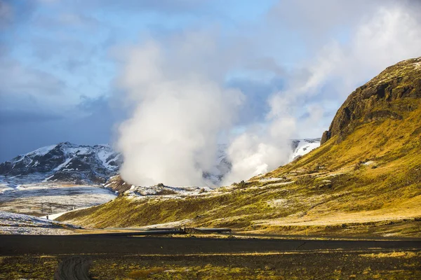 国家公园冰岛 景色迷人的冰岛 地热区 戏剧性和风景如画的场景 Reykjavk Myvatn Krafla 2018 — 图库照片