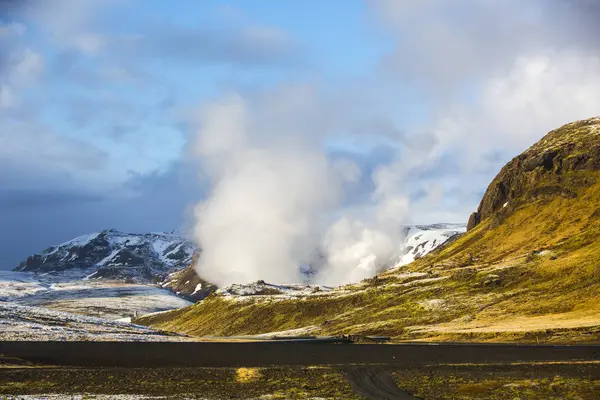 国家公园冰岛 景色迷人的冰岛 地热区 戏剧性和风景如画的场景 Reykjavk Myvatn Krafla 2018 — 图库照片