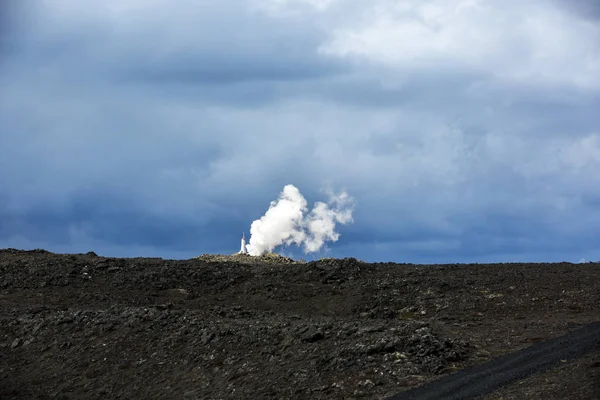 Park Narodowy Islandii Widok Wspaniałego Krajobrazu Islandii Obszar Geotermalnych Reykjavk — Zdjęcie stockowe