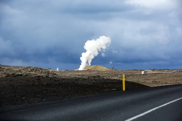 National Park Iceland Wonderful Landscape View Iceland Geothermal Area Dramatic — Stock Photo, Image