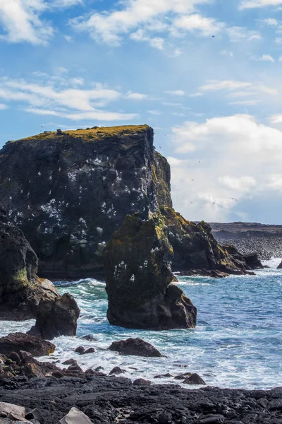 Národní Park Island Pohled Nádhernou Krajinu Islandu Geotermální Oblast Dramatické — Stock fotografie