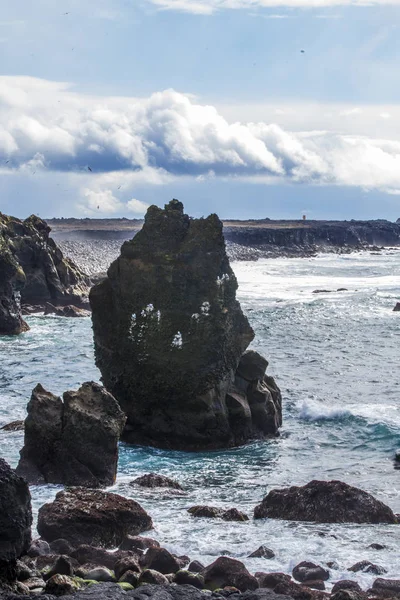 Národní Park Island Pohled Nádhernou Krajinu Islandu Geotermální Oblast Dramatické — Stock fotografie