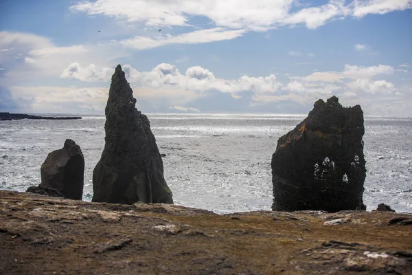 国家公园冰岛 景色迷人的冰岛 地热区 戏剧和风景如画的场面湖 Myvatn Krafla 或冰岛 2018 — 图库照片