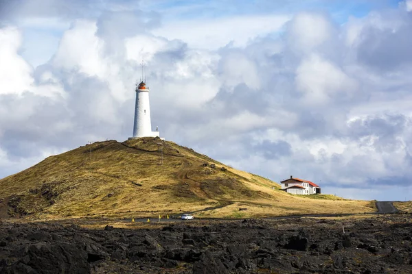 Nationaal Park Ijsland Een Prachtige Landschapsmening Ijsland Geothermisch Gebied Dramatische — Stockfoto