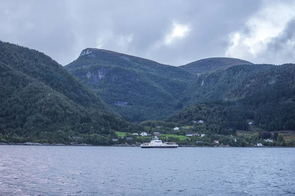 Jotunheimen Bergen Fjordy Les Bergen Norsko 2018 — Stock fotografie