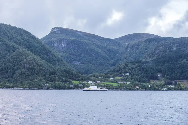 Jotunheimen Bergen Fiordy Lasu Bergen Norwegia 2018 — Zdjęcie stockowe