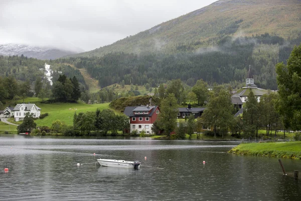 Jotunheimen Bergen Fiordy Lasu Bergen Norwegia 2018 — Zdjęcie stockowe