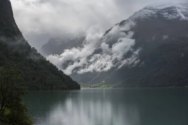 Jotunheimen Bergen Fjords Forest Bergen Noruega 2018 — Foto de Stock