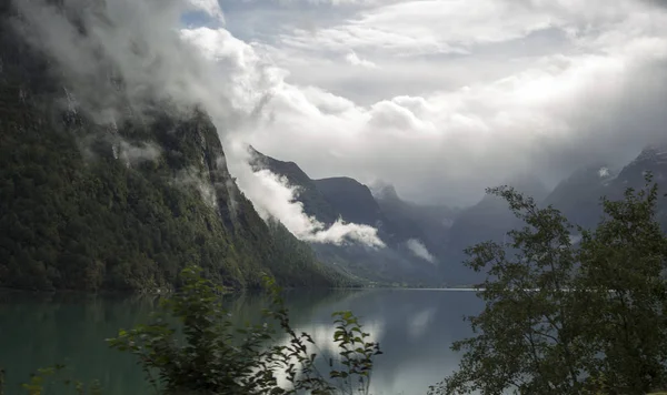 Jotunheimen Bergen Fjords Forest Bergen Noruega 2018 — Foto de Stock