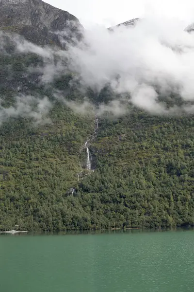 Jotunheimen Bergen Fiordy Lasu Bergen Norwegia 2018 — Zdjęcie stockowe