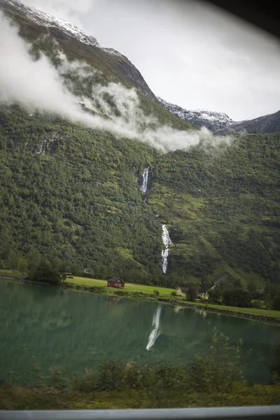 Jotunheimen Bergen Fjords Forest Bergen Noruega 2018 — Foto de Stock