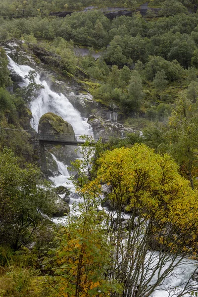 Bergen Van Jotunheimen Fjorden Bossen Bergen Noorwegen 2018 — Stockfoto