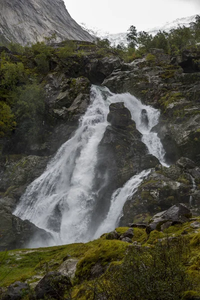 Jotunheimen Bergen Fjorde Und Wald Bergen Norwegen 2018 — Stockfoto