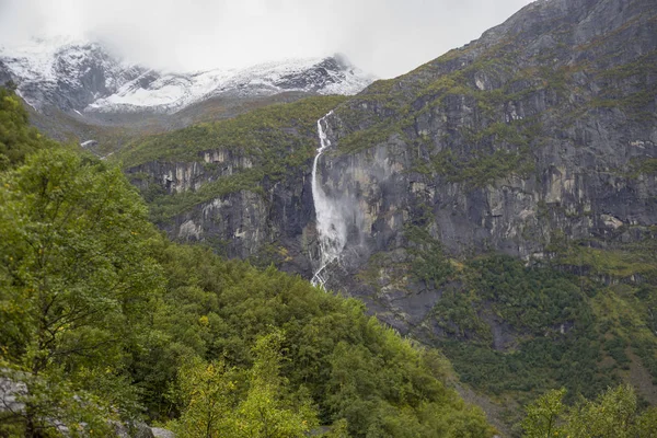 Jotunheimen Bergen Fiyortları Orman Bergen Norveç 2018 — Stok fotoğraf