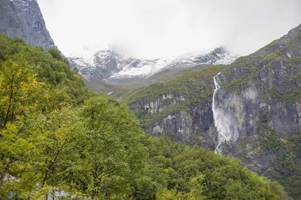 Jotunheimen Bergen Fjords Forest Bergen Noruega 2018 — Foto de Stock