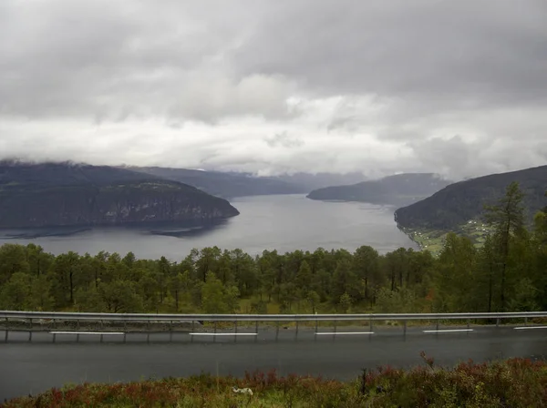 Jotunheimen Bergen Fiordy Lasu Bergen Norwegia 2018 — Zdjęcie stockowe