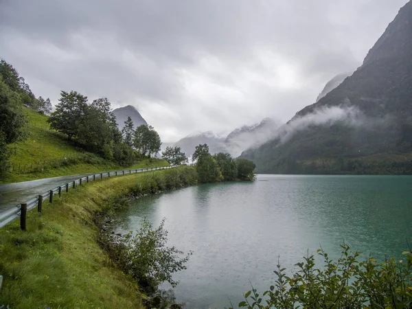 Jotunheimen Bergen Fjords Forest Bergen Noruega 2018 — Foto de Stock