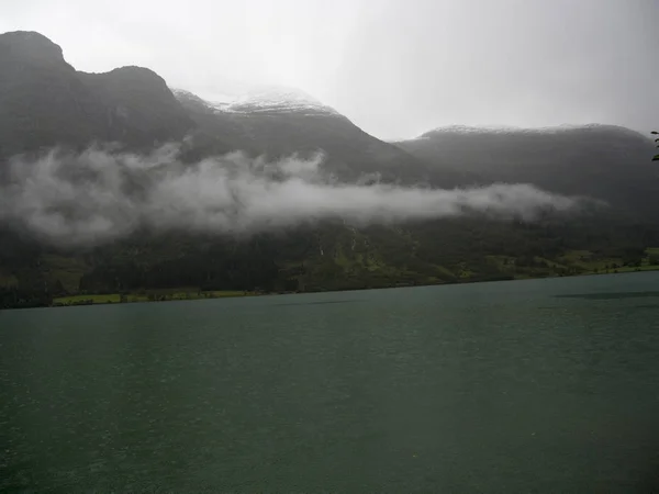 Jotunheimen Bergen Fjords Forest Bergen Noruega 2018 — Foto de Stock