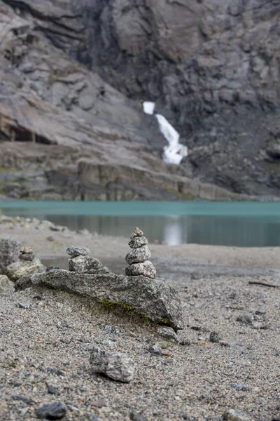 Jotunheimen Bergen Fjordarna Och Forest Bergen Norge 2018 — Stockfoto