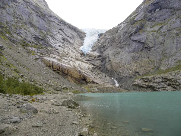 Jotunheimen Bergen Fiyortları Orman Bergen Norveç 2018 — Stok fotoğraf