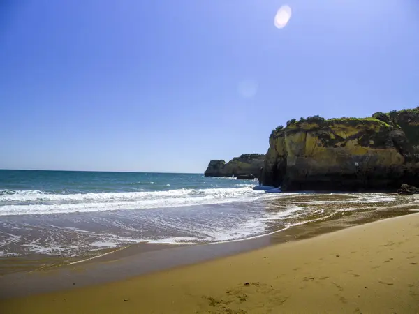 Plaja Algarve Lagos Portugalia — Fotografie, imagine de stoc