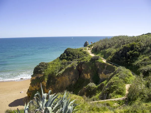 Plage Algarve Lagos Portugal — Photo