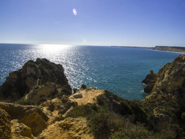 Playa Del Algarve Lagos Portugal — Foto de Stock
