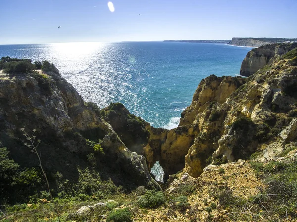 Plage Algarve Lagos Portugal — Photo