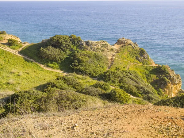 Plaja Algarve Lagos Portugalia — Fotografie, imagine de stoc