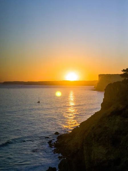 Plaja Algarve Lagos Portugalia — Fotografie, imagine de stoc