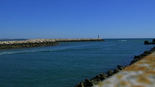 Spiaggia Dell Algarve Lagos Portogallo — Video Stock