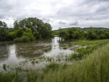 Ukrayna'da sel . Ekstrem hava.