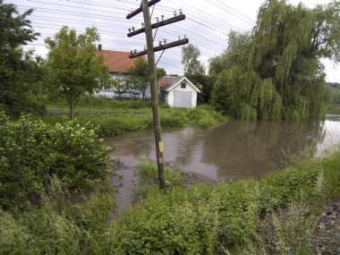 Ukrayna'da sel . Ekstrem hava.