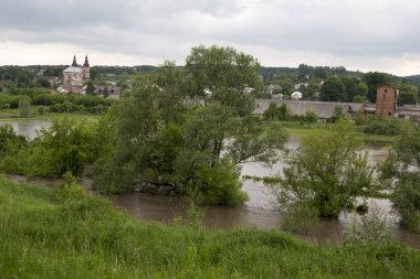 Ukrayna'da sel . Ekstrem hava.