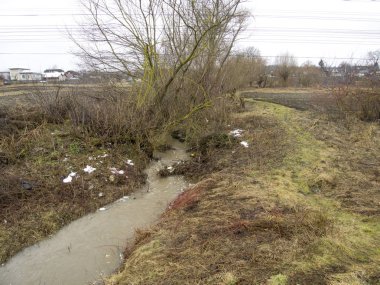 Ukrayna'da sel . Ekstrem hava.