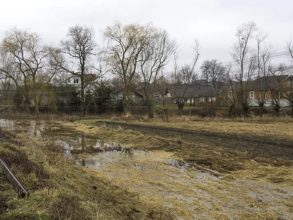 Inondations Ukraine Conditions Météorologiques Extrêmes — Photo