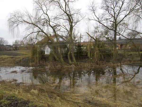 Inundaciones Ucrania Clima Extremo — Foto de Stock