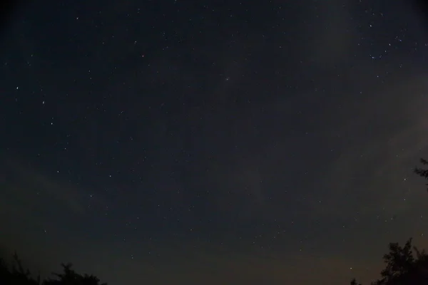 Météore Une Pluie Météores Perséides Ciel Nocturne Étoiles Météores — Photo