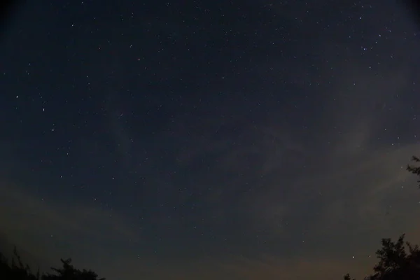 Météore Une Pluie Météores Perséides Ciel Nocturne Étoiles Météores — Photo